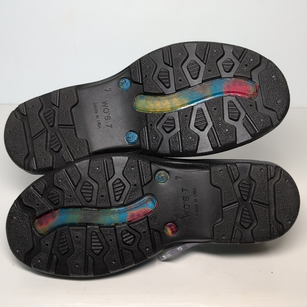 SLOGGERS midsummer blue floral waterproof Garden shoes women's size 7 - Picture 10 of 15